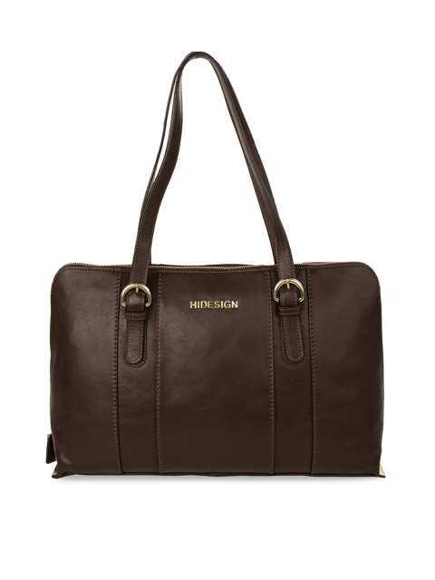 

Hidesign Brown Solid Leather Shoulder Bag
