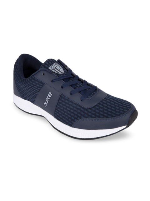 

Duke Men Navy Blue Mesh Running Shoes