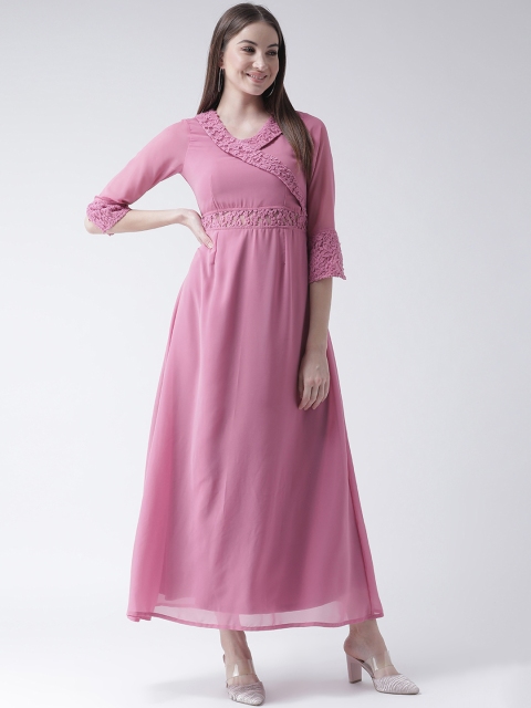 

Texco Women Mauve Solid Maxi Dress