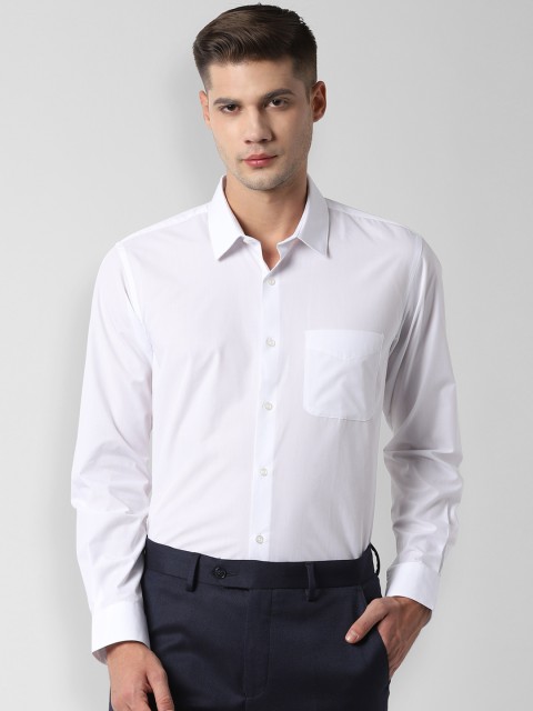 

Peter England Men White Solid Regular Fit Formal Shirt