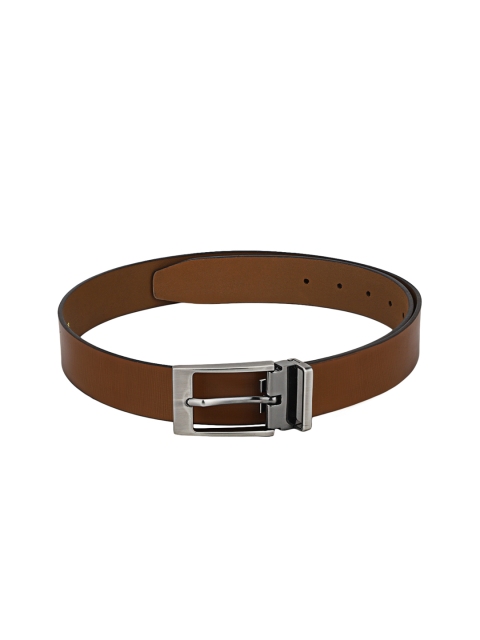 

Red Tape Men Tan Brown Textured Leather Belt