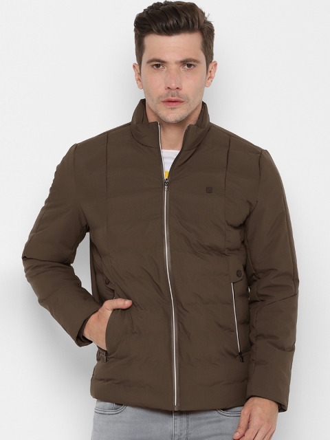 

Allen Solly Men Brown Solid Jacket