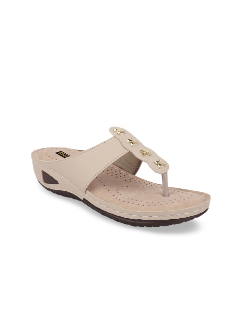 

Shoetopia Women Cream-Coloured Solid Heels