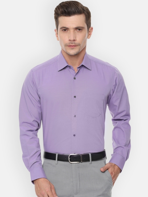 

Van Heusen Men Purple Regular Fit Solid Formal Shirt