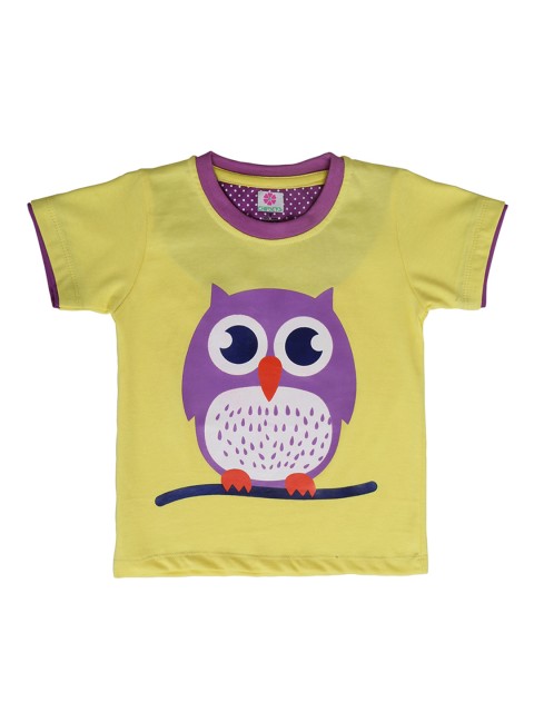 

Chipbeys Boys Yellow Printed Round Neck T-shirt