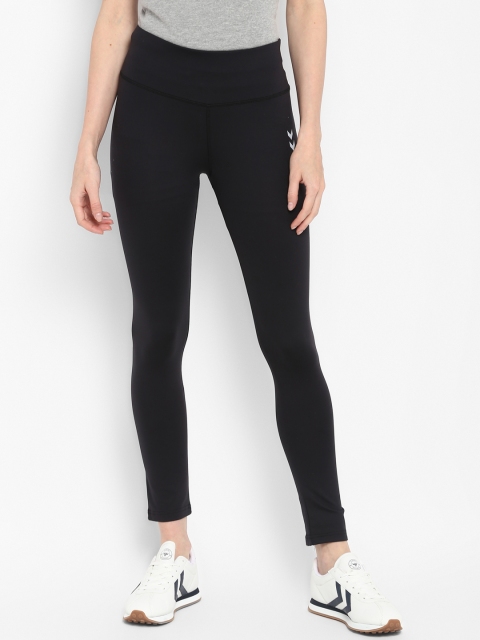 

Hummel Women Black Solid Tights