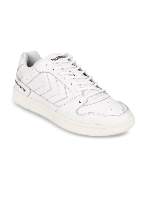 

hummel Unisex White Sneakers