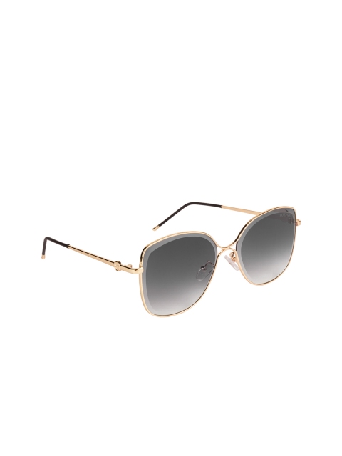 

Voyage Unisex Butterfly Sunglasses B80213MG3084, Black