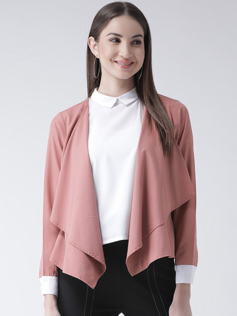 

Texco Women Pink Solid Shirt Style Top