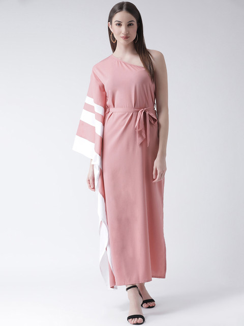 

Texco Women Pink Solid Maxi Dress