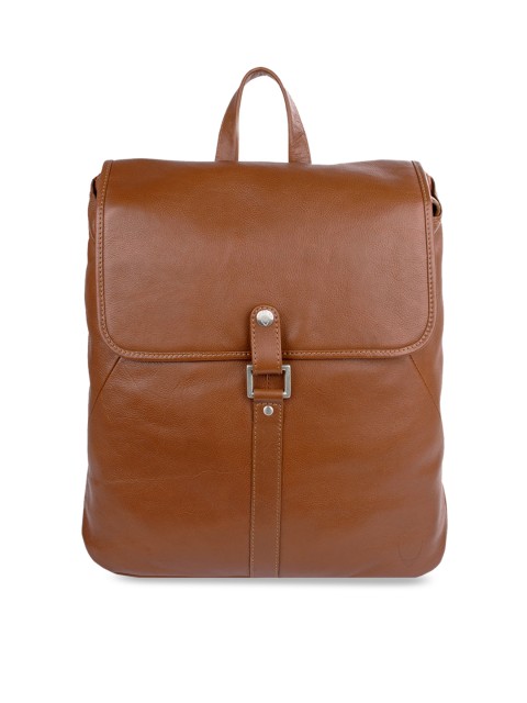 

Hidesign Men Tan Brown Solid Backpack