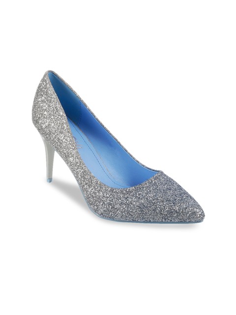

Mochi Women Blue Solid Pumps