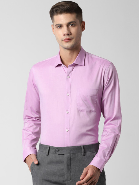 

Peter England Men Pink Solid Regular Fit Formal Shirt