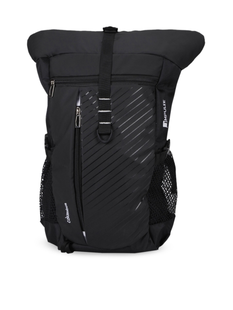

Impulse Unisex Black Solid Backpack