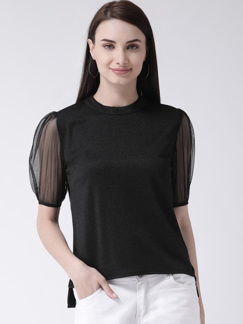 

Leo Sansini Women Black Solid Top