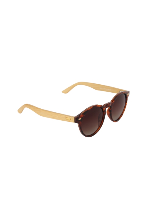

Daniel Klein Unisex Round Polarized & UV Protected Sunglasses DK4116-C3, Brown