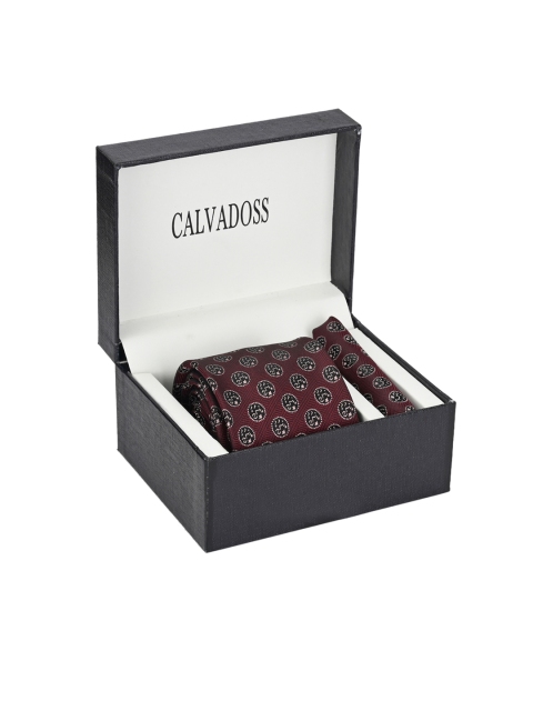

Calvadoss Men Maroon & Black Patterned Accessory Gift Set