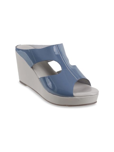 

Mochi Women Blue Solid Heels