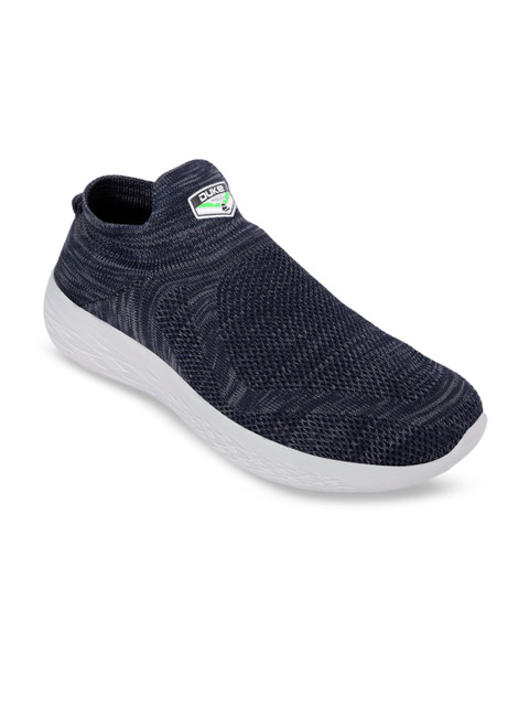 

Duke Men Navy Blue Textile Walking Shoes