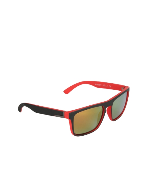 

Daniel Klein Men Square Polarized & UV Protected Sunglasses DK3007-C1, Yellow