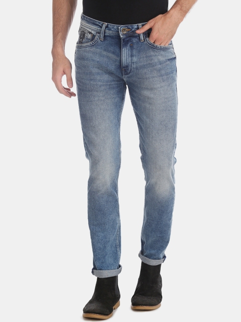 

Ed Hardy Men Blue Slim Fit Mid-Rise Clean Look Stretchable Jeans