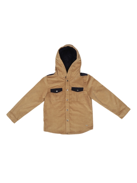 

Allen Solly Junior Boys Beige Solid Jacket
