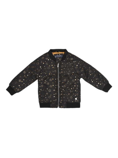 

Allen Solly Junior Girls Black Printed Jacket