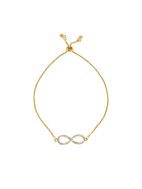

Moon Dust Gold-Plated Infinity Designer Link Bracelet