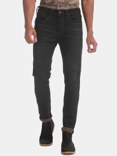 

Ed Hardy Men Black Slim Fit Mid-Rise Clean Look Stretchable Jeans