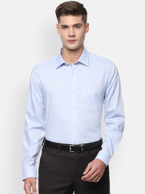 

Van Heusen Men Blue & White Regular Fit Striped Formal Shirt