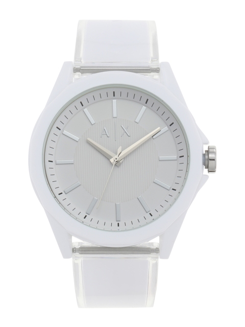 

Armani Exchange Men Cream-Coloured Analogue Watch
