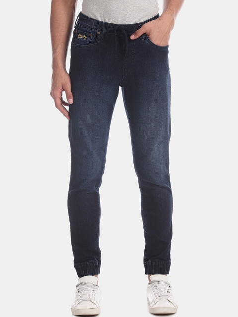 

Aeropostale Men Blue Regular Fit Mid-Rise Clean Look Jeans