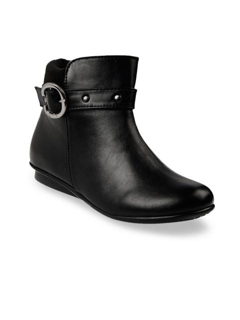 

Bruno Manetti Women Black Flat Boots