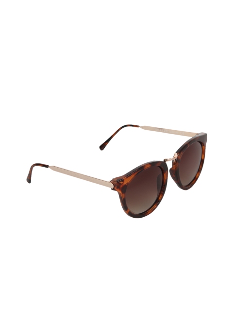 

Daniel Klein Unisex Round Polarized & UV Protected Sunglasses DK4123-C4, Brown