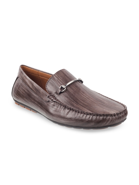 

Mochi Men Brown Leather Loafers