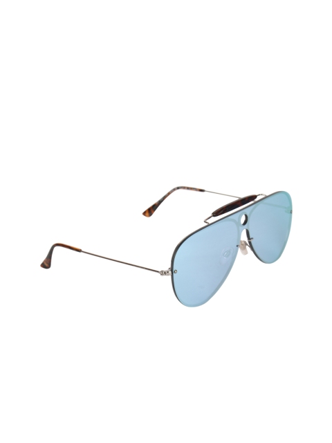 

Daniel Klein Unisex Aviator Polarized & UV Protected Sunglasses DK4211P-C6, Blue