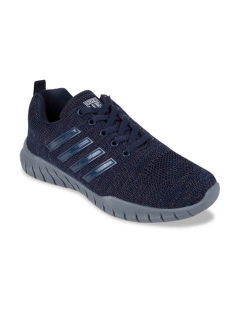 

Duke Men Navy Blue Textile Running Shoes