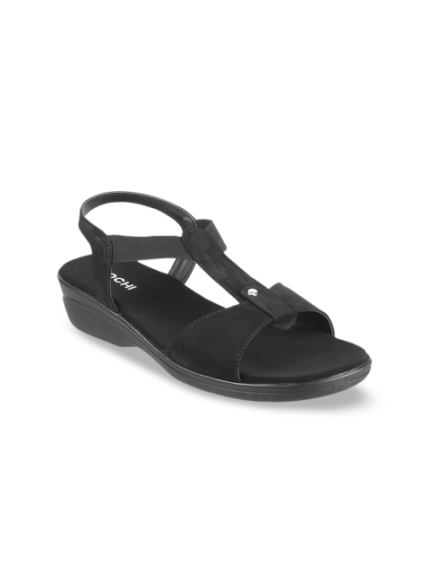 

Mochi Women Black Solid Wedges