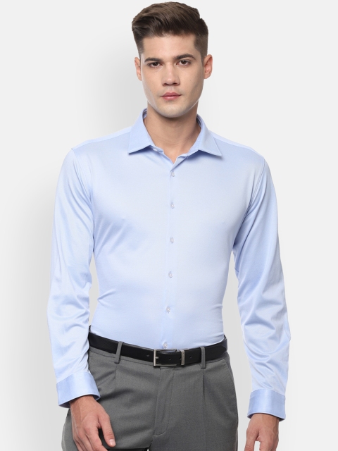 

Van Heusen Men Blue Slim Fit Solid Formal Shirt