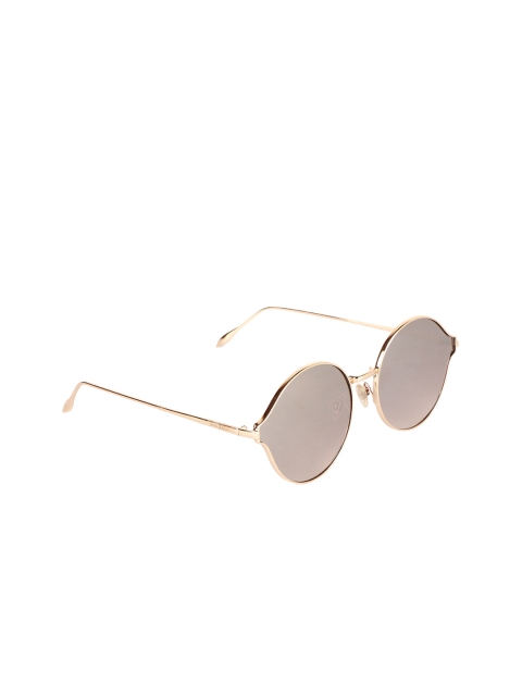 

Daniel Klein Women Oval Polarized Lens Sunglasses DK4245P, Grey