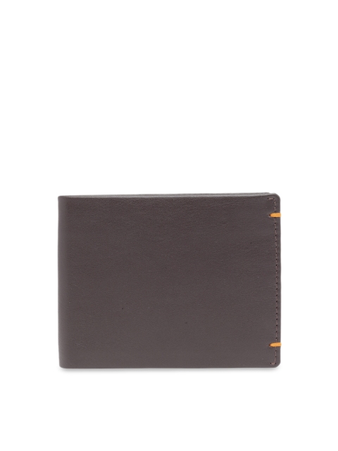 

amicraft Men Brown Solid Two Fold Leather Wallet