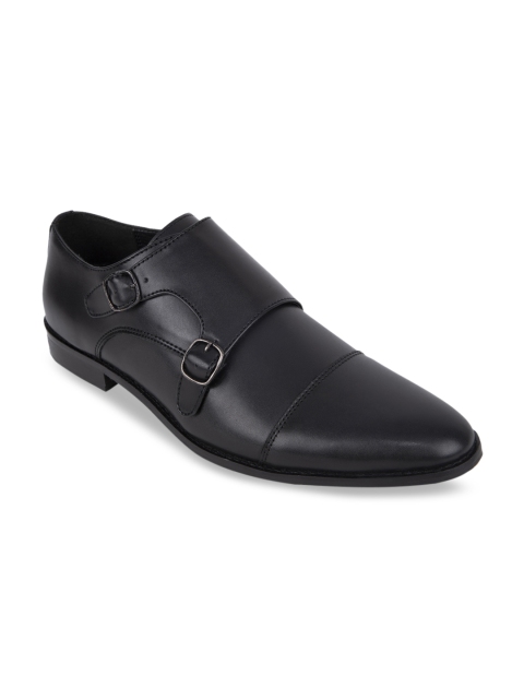 

Duke Men Black Solid Monks