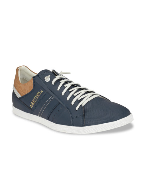 

Alberto Torresi Men Navy Blue Sneakers