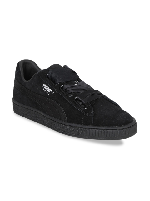 

Puma Women Black Suede Heart EP Sneakers