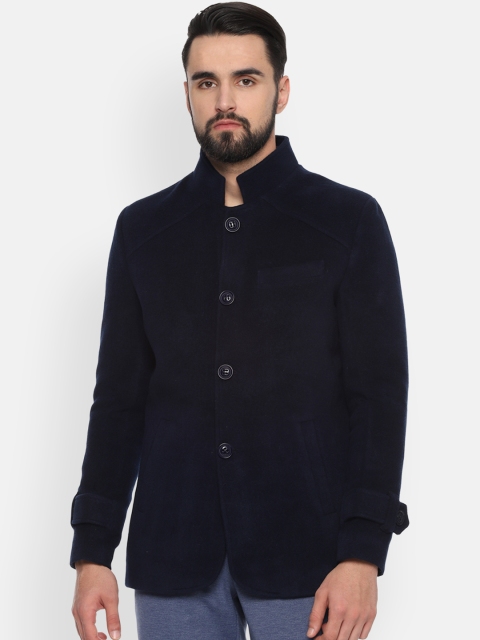 

Van Heusen Men Solid Tailored Jacket Jacket, Navy blue