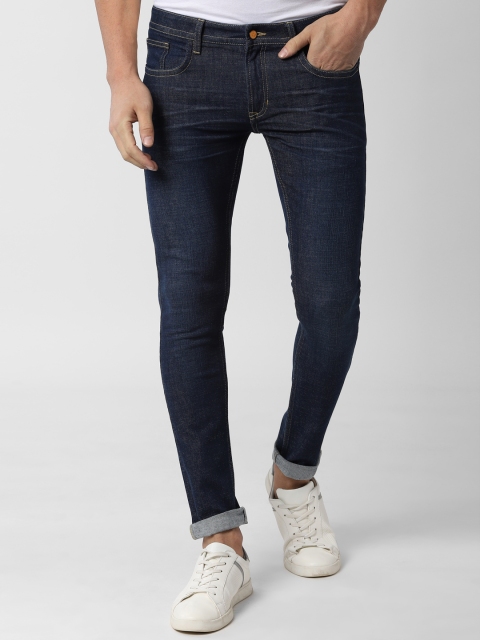 

Peter England Casuals Men Navy Blue Slim Fit Mid-Rise Clean Look Stretchable Jeans
