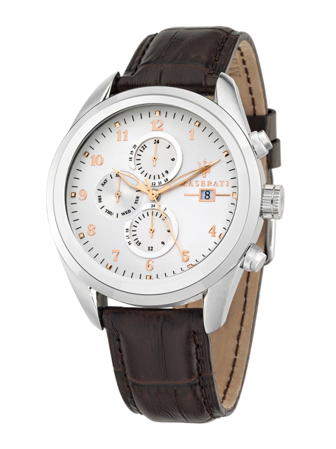

Maserati Men White Analogue Watch R8871612003