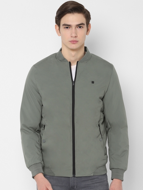 

Allen Solly Men Grey Solid Padded Jacket