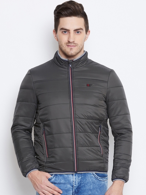 

Duke Men Olive Grey Padded Jacket