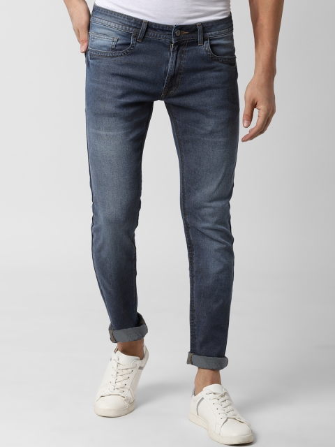 

Peter England Casuals Men Navy Blue Slim Fit Mid-Rise Clean Look Stretchable Jeans